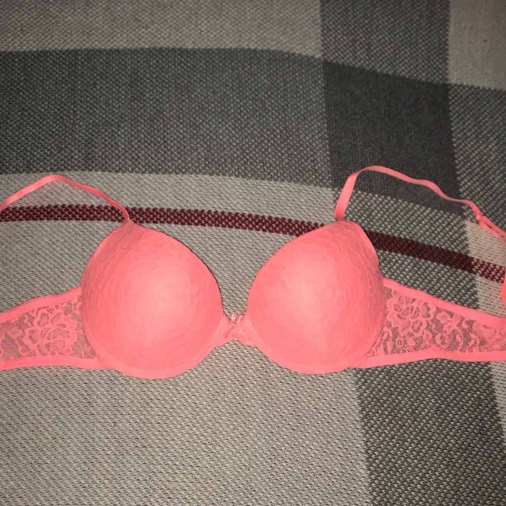SO brand push-up neon pink 36B bra